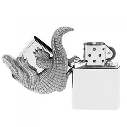 فندک زیپو CROCODILE 3D