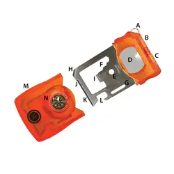 کارت تول 13 کاره یو‌اس‌تی Survival Card Tool, Orange