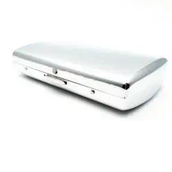 کیس سیگار Brushed Chrome