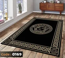 روفرشی طرح ورساچ مشکی طلایی