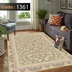 روفرشی طرح افشان زمینه نخودی