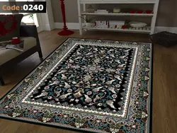 روفرشی طرح افشان سبز مشکی