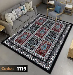 روفرشی طرح اژند زمینه مشکی