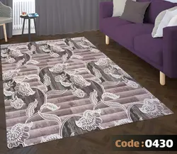 روفرشی طرح گلبرگ زمینه تیره