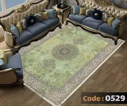 روفرشی طرح کلاسیک زمینه سبز