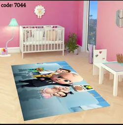 فرشینه کودک طرح بچه رئیس 7044