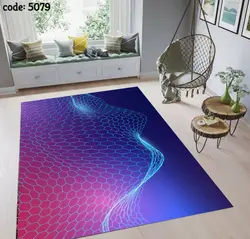 فرشینه طرح تور ابی 5079