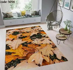 فرشینه طرح برگ ریزان 5054