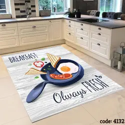 فرشینه اشپزخانه طرح برک فست 4132