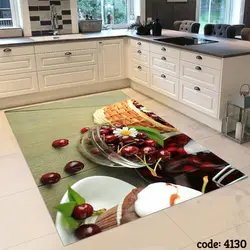 فرشینه اشپزخانه طرح کیک گیلاسی 4130