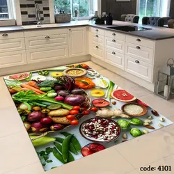 فرشینه اشپزخانه طرح اشپزی رنگی 4101