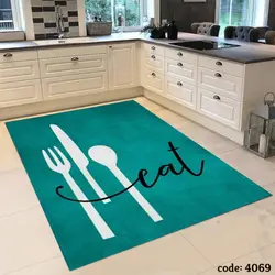 فرشینه اشپزخانه طرح غذای لذیذ 4069