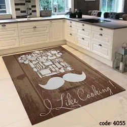 فرشینه اشپزخانه طرح وسایل اشپزی 4055