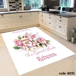 فرشینه اشپزخانه طرح فنجان و قوری 4035