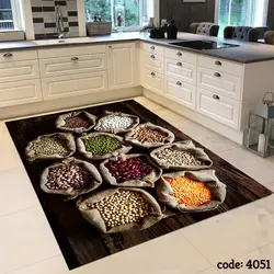 فرشینه اشپزخانه طرح حبوبات 4051