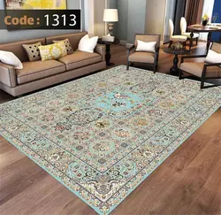 روفرشی طرح باغ ارم فیروزه ای