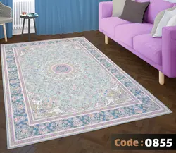 روفرشی طرح مریم زمینه فیروزه ای