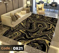 روفرشی طرح سنگ مرمر زمینه مشکی