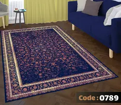 روفرشی طرح صبا زمینه سرمه ای