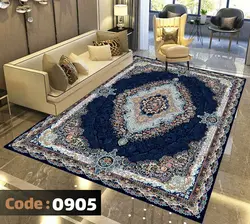 روفرشی طرح کلاسیک زمینه سرمه ای