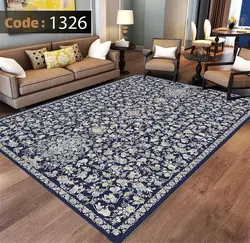 روفرشی طرح افشان زمینه سرمه ای