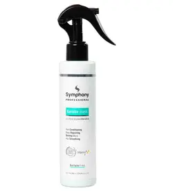 ماسک مو کراتینه دوفاز حاوی روغن های گیاهی سیمفونی مدل Keratin حجم 200 میلی لیتر