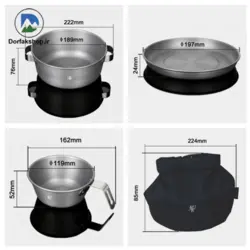 ست ظروف فایر مپل مدل گورمتGURMET - درفک شاپ