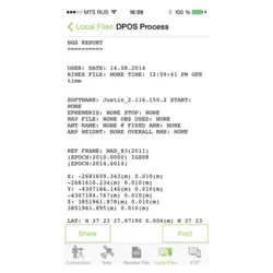 نرم افزار نقشه برداری Javad Mobile Tools (ویژه iOS)