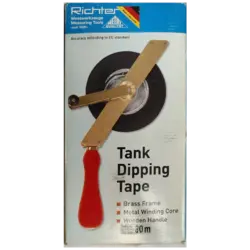 متر وزنه‌دار 30 متری ریختر با استاندارد Richter Tank Dipping Tape 30m IPM