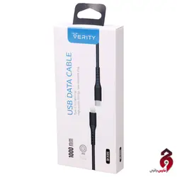 کابل تبدیل فست شارژ Verity CB3132C Type-C To Lightning 1m