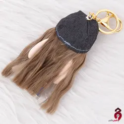 جاسوییچی عروسکی دست ساز رها لباس آبی مشکی