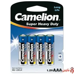 بسته 4 عددی باتری نیم قلمی Camelion Super Heavy Duty R6P AAA