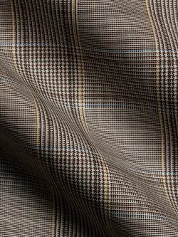 کت و شلوار چهارخانه نخودی