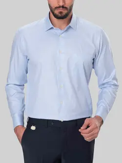 پیراهن آستین بلند آبی آسمانی