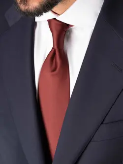 کراوات ساده زرشکی
