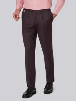 شلوار تک ساده زرشکی