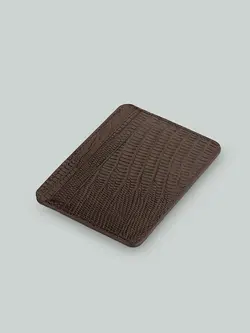 جا کارتی چرمی قهوه ای