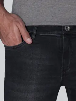 شلوار جین ذغالی مدل سرو