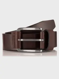 کمربند چرمی قهوه ای مدل 601