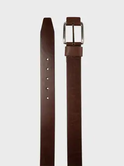 کمربند چرمی قهوه ای مدل 601