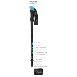 باتوم کوهنوردی تلسکوپی فیزان مدل FIZAN Traveller + Bag