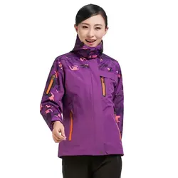 کاپشن گورتکس دولایه زنانه بنفش