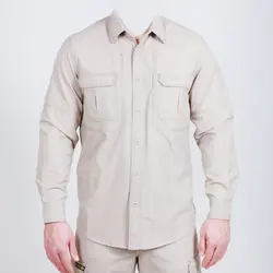 پیراهن تاکتیکال کتان خاکی
