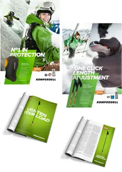 عصای کوهنوردی کامپردل مدل استیلتو