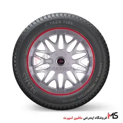 قالپاق سناتور نقره ای دور قرمز سایز 13 تک عددی