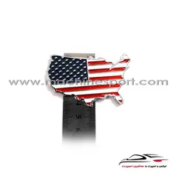 آرم اسپرت پرچم آمریکا فلزی