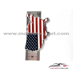 آرم اسپرت پرچم آمریکا فلزی