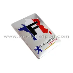 آرم برای پژو اسپرت با طراحی پرچم فرانسه PEUGEOT sport