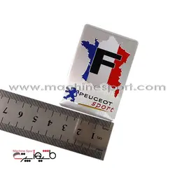 آرم برای پژو اسپرت با طراحی پرچم فرانسه PEUGEOT sport