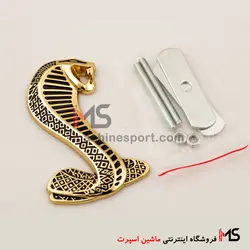 لوگو فورد موستانگ شلبی با پیچ و مهره